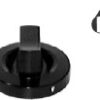 SM1251 MANOPOLA Ø 70 10x8 MM. C/DISCHETTO SIMBOLO PILOTA / KNOB Ø 10 WITH PILOT SYMBOL * m9002 * 3241400 3241450