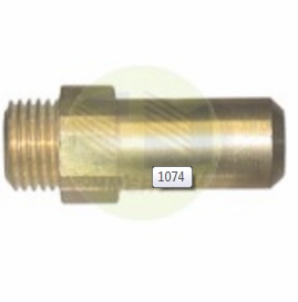 UGELLO M10X1 L = 30 MM. FORO Ø 1,45 / GAS JET Ø 1,45 M10x1 ALPENINOX: 056470 AMBACH: 5017208702 FAST - GEV: 100155 LF: 3500019 MARENO: 2902500 ZANUSSI-ELECTROLUX: 056470