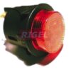 INTERRUTTORE PULSANTE LUMINOSO TONDO ROSSO 4C