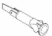 Spia luminosa testa rotonda Ø 10mm di colore rosso