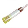 SPIA LUMINOSA TONDA Ø 9mm 2 FASTON COLORE VERDE
