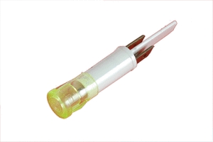 SPIA LUMINOSA TONDA Ø 9mm 2 FASTON COLORE VERDE