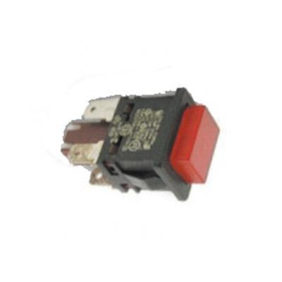 INTERRUTTORE A PULSANTE PUSH BIPOLARE 4C ROSSO LUMINOSO ex GR.F178R