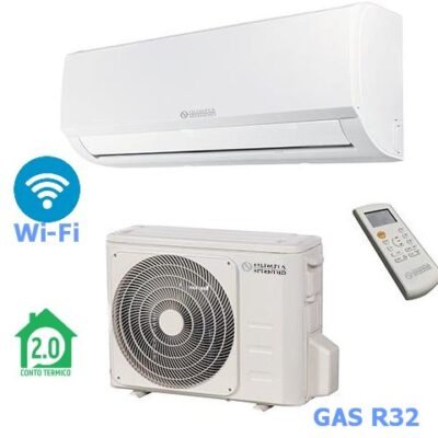 CLIMATIZZATORE FISSO PARETE SPLIT - ARYAL S2 INVERTER 10000 BTU - WIFI - R32 - A