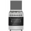 CUCINA 60X60 INOX LAREL FORNO GAS VENTILATO GRILL TIMER GRIGLIE IN GHISA