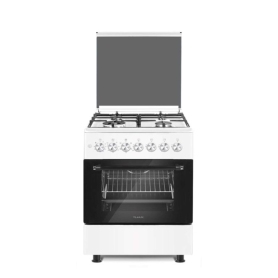 CUCINA LAREL 60X60 BIANCA FORNO GAS VENTILATO GRILL TIMER GRIGLIE IN GHISA