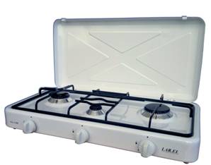 FORNELLO LAREL A GAS G.P.L. BIANCO - DA CAMPEGGIO - 3 FUOCHI