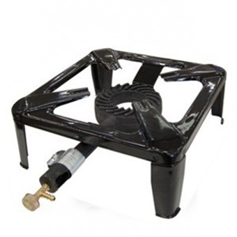 FORNELLONE BRUCIATORE IN GHISA 40X40 4 PIEDI MADE IN ITALY
