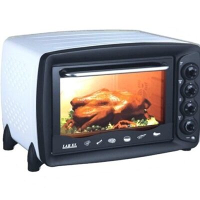 FORNO KAKUMMA -CORPO NERO FORNTALE CROMATO - TEGLIA QUADRATA - TEGAME ROTONDO 41 CM GRIGLIA. TIMER, SELETTORE, TERMOSTATO. VENTOLA , LUCE POTENZA 2000W INTERAMENTE COINBENTATO CON LANA DI ROCCIA