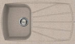 Elleci LGL40053 LIVING 400 lavello granitek terra.Lavello 1 vasca con gocciolatoio.  86X50 "ESARIMENTO" AVENA