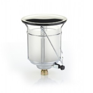54511073CE Lampada - 500 W - coperchio smaltato - accensione piezo - omologazione CE - vetro 110x115 - attacco W 20X1/14 sx F EUROCAMPING