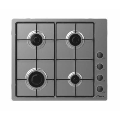 PIANO COTTURA DA 60CM INOX MANOPOLE LATERALI 4F CANDY
