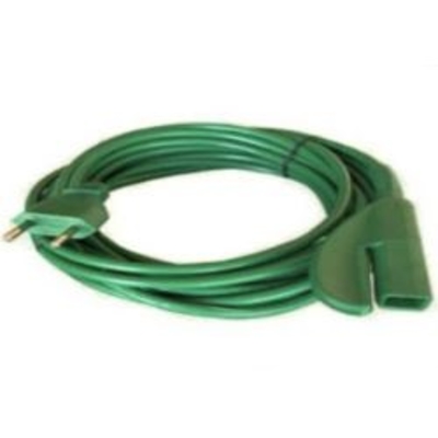 Cavo alimentazione di colore verde 10mt 2x0,75mm spina Italia adattabile modelli