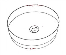 500FC96 G936508 KIT 2PZ FILTRI CARBONI ATTIVI CAPPA GALVANET DIAMETRO 170mm ALTEZZA 43mm 0051H01000 C00298188