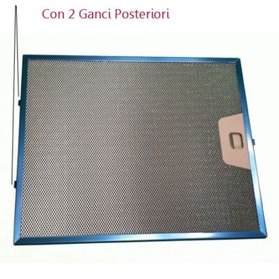 505FC48 06KA0050 133.0067.471 1961465 - FILTRO CAPPA ALLUMINIO 25,3X30 CON LINGUETTE POSTERIORI LAK931 30302033