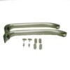 KIT 2PZ MANIGLIA FRIGORIFERO BOSCH LUNG 31,5 GRIGIA ARGENTO 267579 WL540G