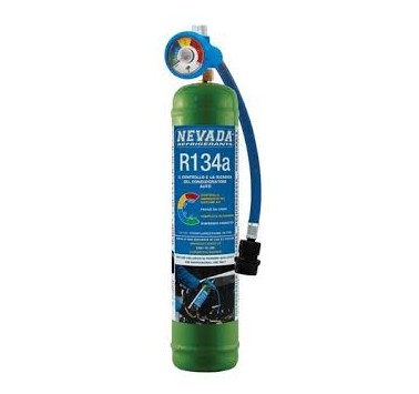 TR134/1CMP-FE KIT RICARICA GAS FREON R134 A FAI DA TE CONDIZIONATORI AUTOMOBILI CLIMATIZZATORE AUTO COMPLETO DI MANOMETRO E ATTACCO RAPIDO
