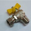 RUBINETTO GAS ANGOLARE CON BOCCHETTONE