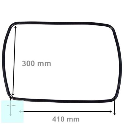 GUARNIZIONE PER PORTA FORNO ARISTON 4 lunette 1400 mm GF410310 Sostituisce C00081579 INDESIT 22LF0044 22LF0065 CU35503 COK700ID 34401001 WN358