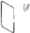 00127012 GUARNIZIONE PORTA FORNO MM. 1215 TECNOGAS