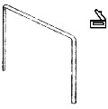ZOPPAS GUARNIZIONE FORNO MM.1136 2 Lunette 2 Ganci REX ELECTROLUX