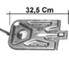BRUCIATORE FORNO UNIVERSALE  BF001 BFU12 Bruciatore forno adattabile anche per cucine ELECTROLUX - REX 3577155017