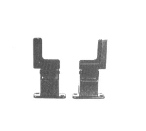 COPPIE CERNIERE PER COPERCHI CM.60 BASE BASSA
