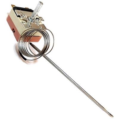 WE151 00551 TERMOSTATO PER FORNO UNIVERSALE 2 CONTATTI Scala 50 - 300° 39CU250 lunghezza cavo sonda 88cm - 102cm compreso sonda. (lunghezza sonda 14cm - diam.3mm)  COK269UN