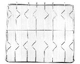 +ARISTON GRIGLIA PER CUCINA 4 FUOCHI  FILO CRO 450X460
