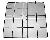 +INDESIT GRIGLIA PER CUCINA 4 FUOCHI FILO CROMATO 490X470