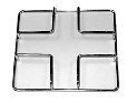 SAMET GRIGLIA PER CUCINA 1 FUOCHI FILO CROMATO 200X234