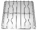 SMEG GRIGLIA PER CUCINA 4 FUOCHI FILO CROMAT 456X468