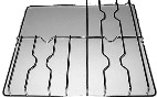 SMEG GRIGLIA PER CUCINA 3 FUOCHI FILO CROMAT 456X468