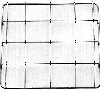 STAR GRIGLIA PER CUCINA 4 FUOCHI FILO CROMATO 444X444