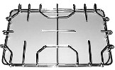 STAR GRIGLIA PER CUCINA 2 FUOCHI EXTRA FILO 340X225 GRF028708