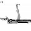 KIT CERNIERA 2 X CF2690 155 x 21 interasse 119 - PORTARULLINO 2 X CF2692  110 x 12 interasse 93 ILVE
