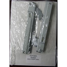 KIT 2PZ CERNIERA PORTA FORNO NARDI PER MAXI FORNO 170X23 MM FRANKE 1986203  PORTA PESANTE  MODELLO FRV409 - 170 x 23 interasse 140 - WB279 - 931330960 - 1330064968