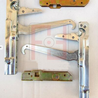 KIT CERNIERA 2PZ. CF6797-CF6798  misure 165 x 32 interasse 130 + CARRUCOLE  + 2 X CF6799  108 x 10 interasse 94 Zanussi Aeg Electrolux