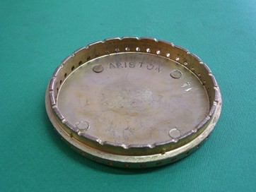 ARISTON SPARTIFIAMMA OTTONE GRANDE SPAZZOL. DIAM 91mm