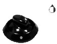 TERIM-URANIA MANOPOLA COMPLETA CON GHIERA NERA EST.35-47 ATT.6 GAMBO-5 PER PIANI COTTURA ONOFRI M6211 402337