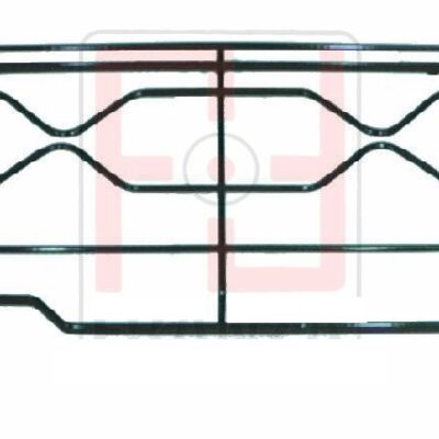 GRIGLIA PIATTINA 2 FUOCHI PER PIANI COTTURA ARISTON INDESIT - TIPO LUNGA 448X283 AR032437 sostituisce la G0221