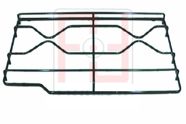 GRIGLIA PIATTINA 2 FUOCHI PER PIANI COTTURA ARISTON INDESIT - TIPO LUNGA 448X283 AR032437 sostituisce la G0221