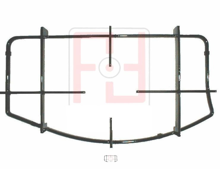 ARISTON DX GRIGLIA PIATTINA 1 FUOCO PIANI COTTURA 387X202 con 4 piedini in gomma C00052922