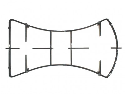 ARISTON CENTRALE GRIGLIA PIATTINA 2 FUOCHI PER PIANO COTTURA 435X238 ARISTON INDESIT C00052988