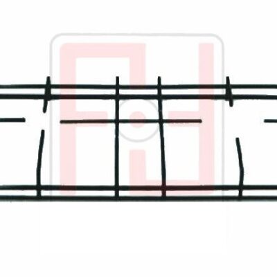 GRIGLIA PIATTINA FILO SMALTATE 2 FUOCHI 454X245 PER CUCINA SAMET NARDI sostituis