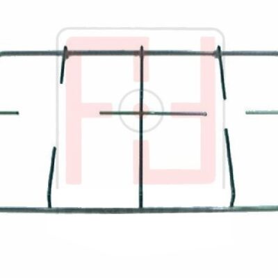 GRIGLIA PIATTINA 2 FUOCHI Sost. G4417 misure 440X278 per Cucine Rex Zanussi
