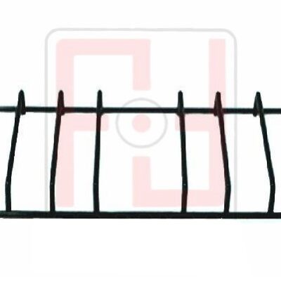 GRIGLIA PIATTINA 2 FUOCHI 460X225 PER CUCINE SMEG