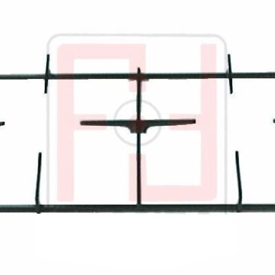 GRIGLIE PIATTINA 2 Fuochi 444X209 P5560 per Cucina STAR