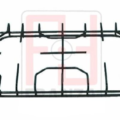GRIGLIA PIATTINA FILO SMALTATA 2 FUOCHI 340X225 PER CUCINE STAR
