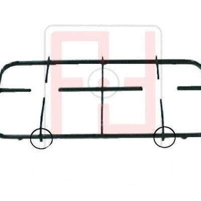 GRIGLIE PIATTINA 2 FUOCHI 416X230 PER CUCINA TECNOGAS